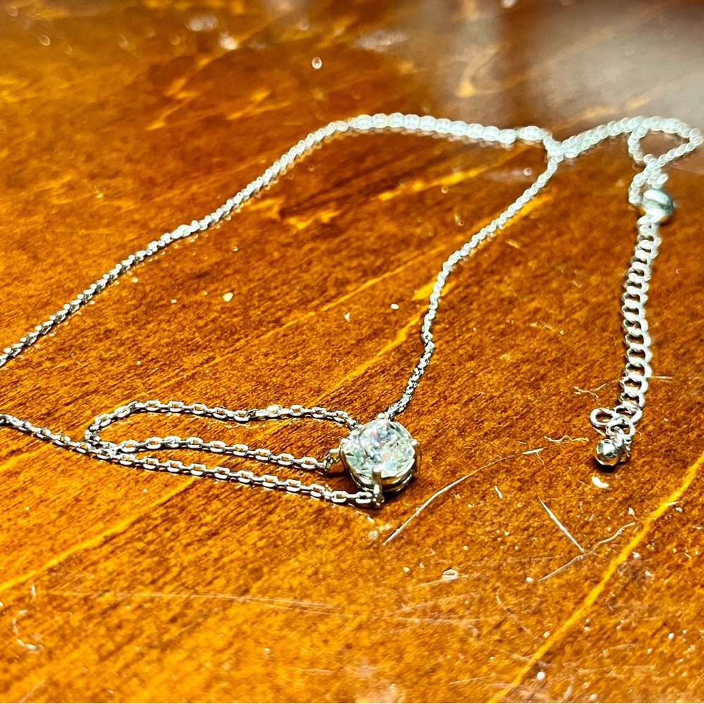Faux Diamond Necklace